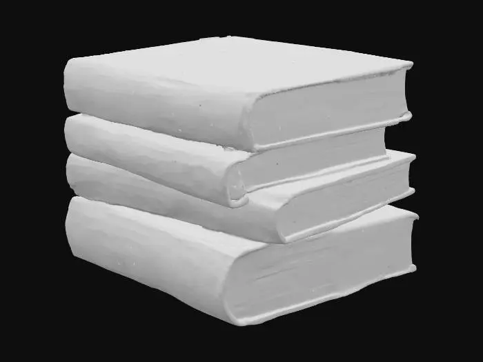 3D model for Stack of Vintage Books