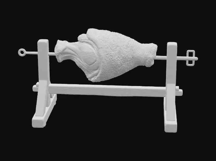 3D model for Roast Feast, #food#