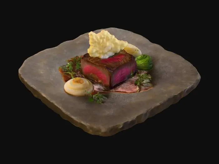 3D model for Gourmet Steak Presentation, #food#