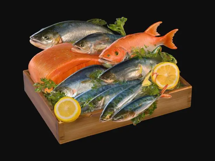 3D model for Catch of the Day, #food#
