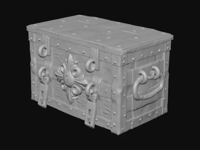 3D model for Iron Treasure Chest