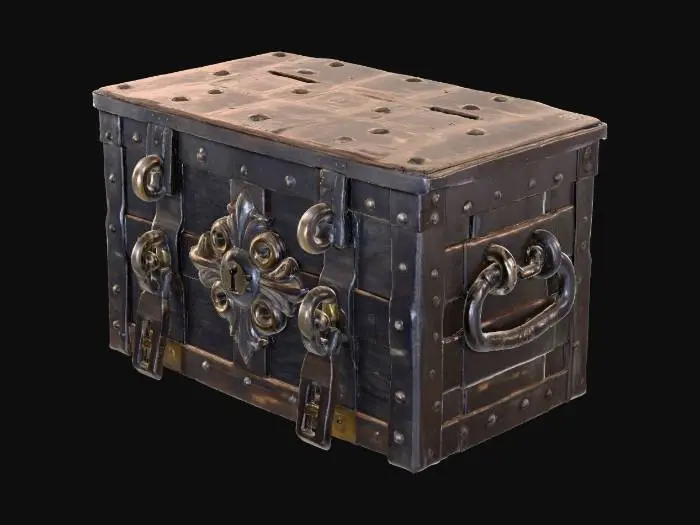 3D model for Iron Treasure Chest