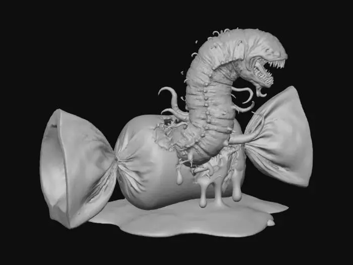3D model for Carnivorous Confection, #Halloween2025#