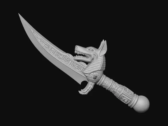 3D model for Anubis Blade, #Halloween2025#