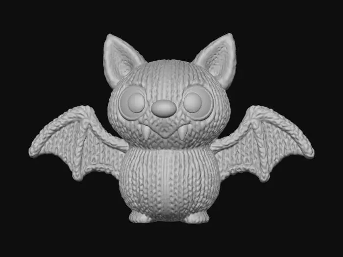 3D model for Cuddly Bat Plushie, #Halloween2025#