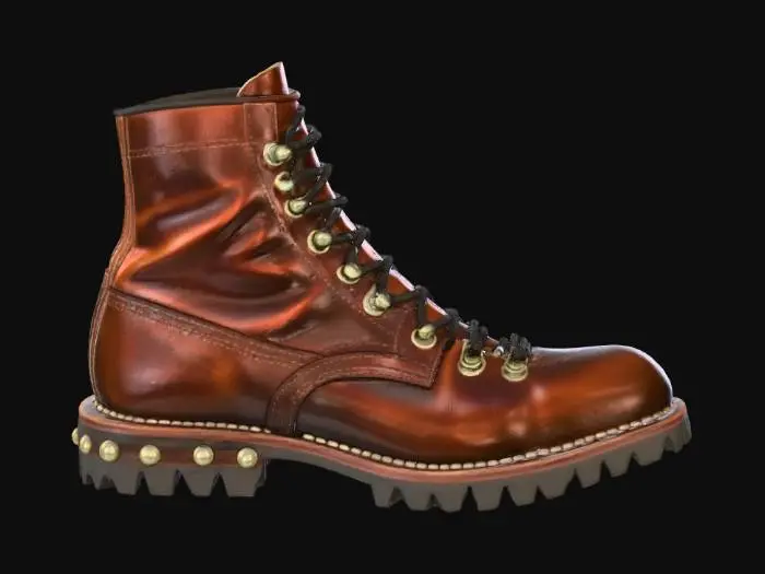 3D model for Vintage Leather Boot