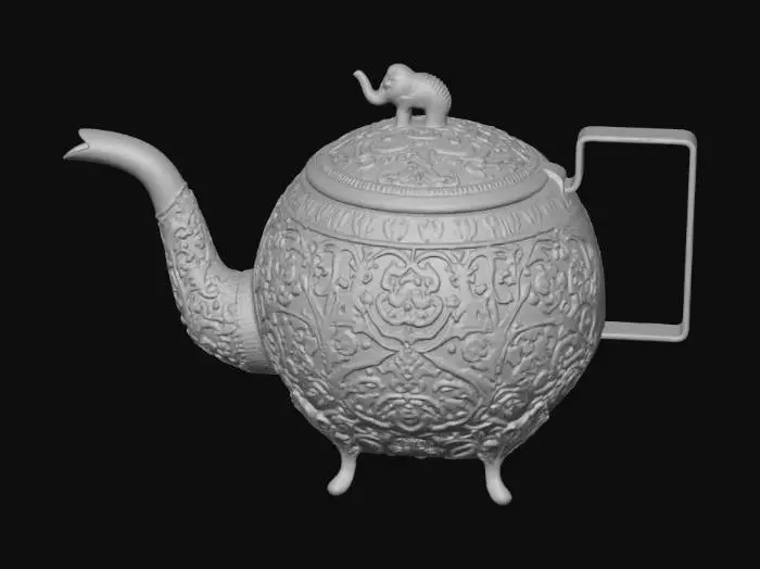 3D model for Elephant Teapot Vintage Design