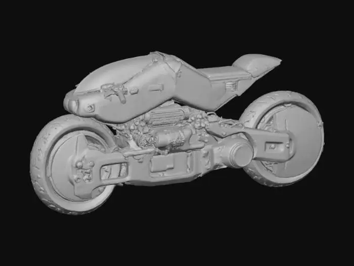 3D model for Futuristic Moto