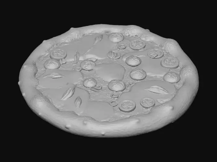 3D model for Margherita Delight