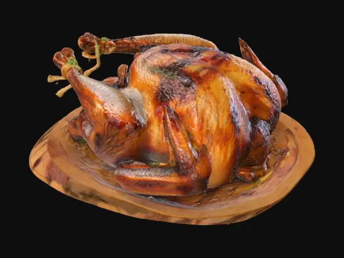 3D model for Thanksgiving Feast, #Thanksgiving#