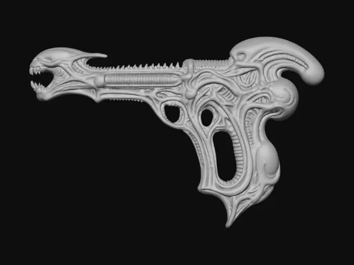 3D model for Bio-Mech Blaster