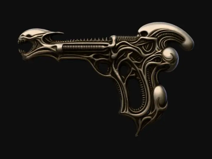 3D model for Bio-Mech Blaster