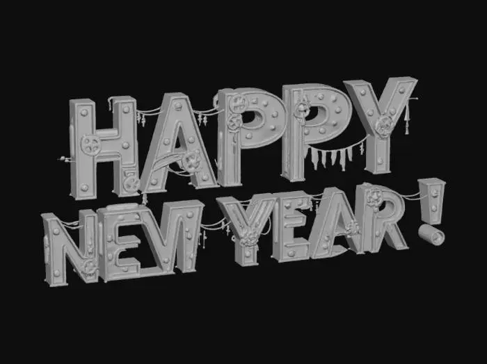 3D model for Festive Lights Celebration