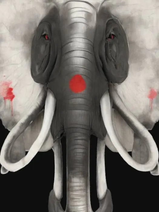 3D model for Elephant Graffiti