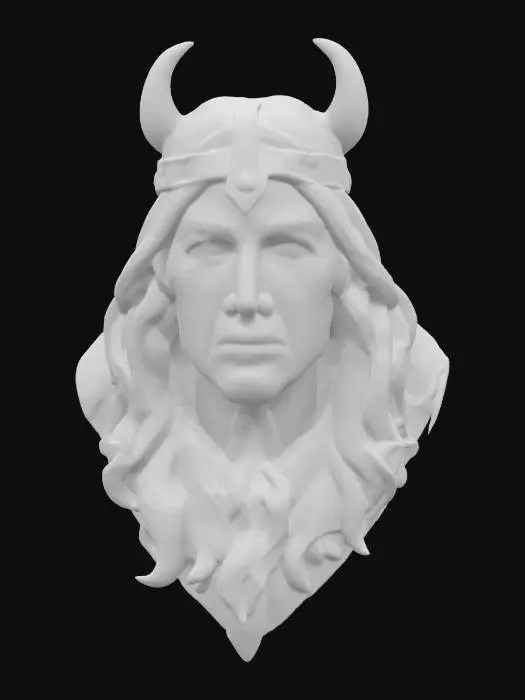 3D model for Valkyrie Visage