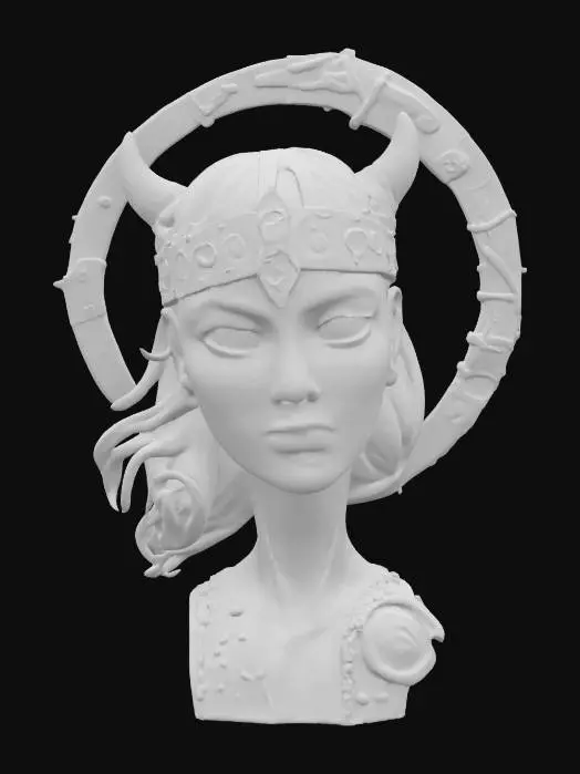 3D model for Timeless Warrior