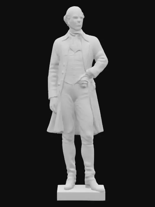 3D model for Statue of a Historical Figure