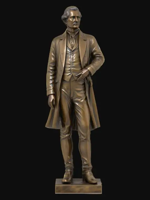 3D model for Statue of a Historical Figure