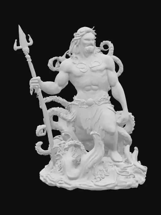 3D model for Sea King Poseidon, #ocean#