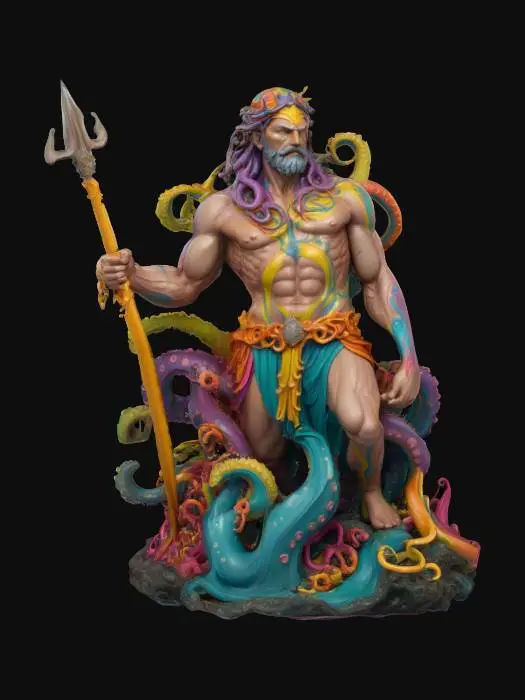 3D model for Sea King Poseidon, #ocean#