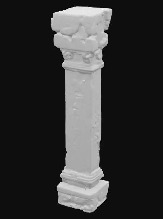 3D model for Ancient Stone Pillar