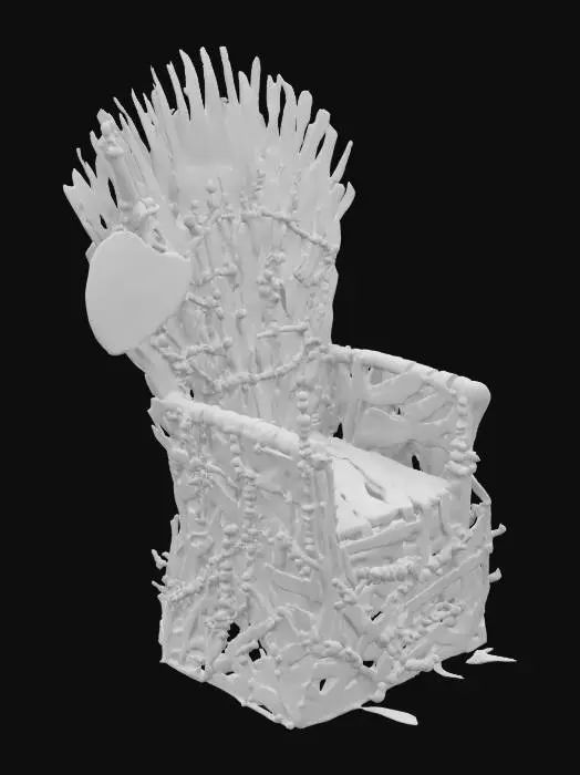 3D model for Iron Throne Replica