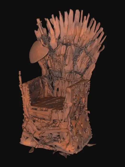3D model for Iron Throne Replica