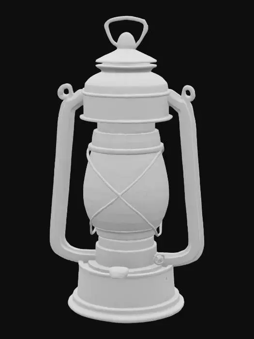 3D model for Rustic Lantern Illustration, #SketchTo3D#