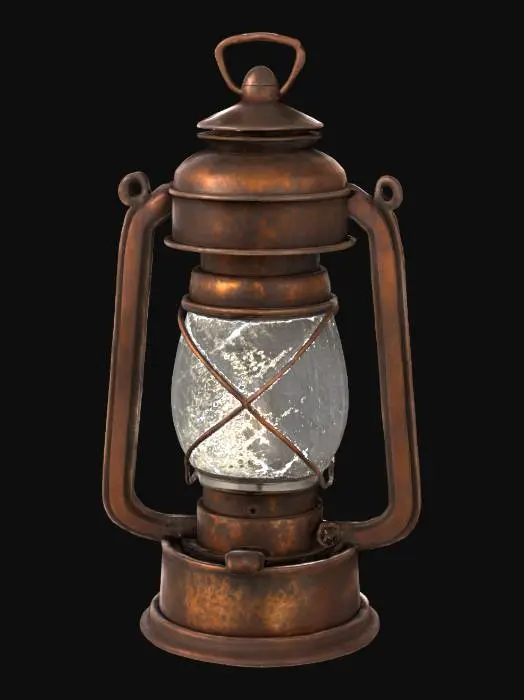3D model for Rustic Lantern Illustration, #SketchTo3D#