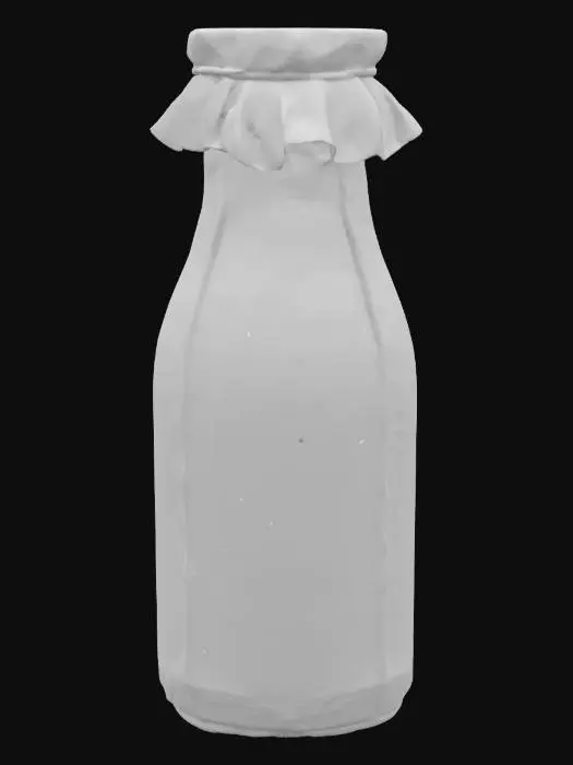 3D model for Milk Jar Illustration, #SketchTo3D#