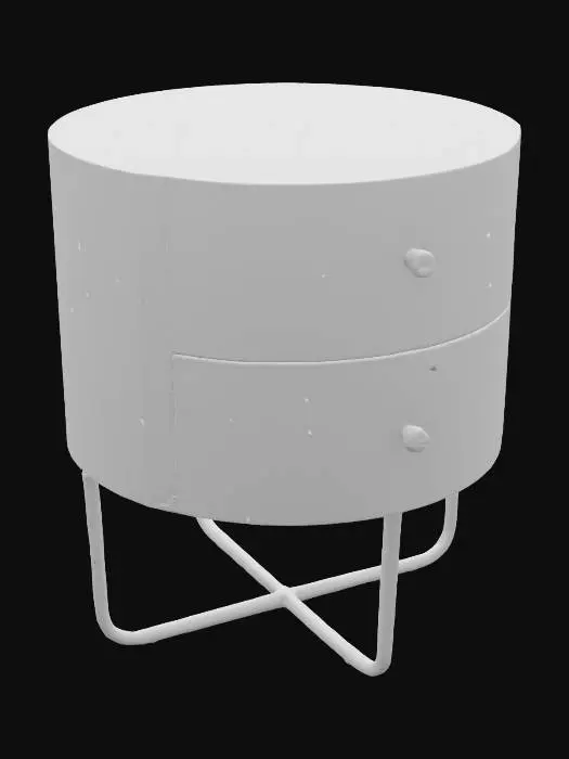 3D model for Golden Elegance Side Table