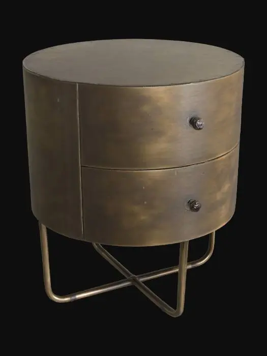 3D model for Golden Elegance Side Table