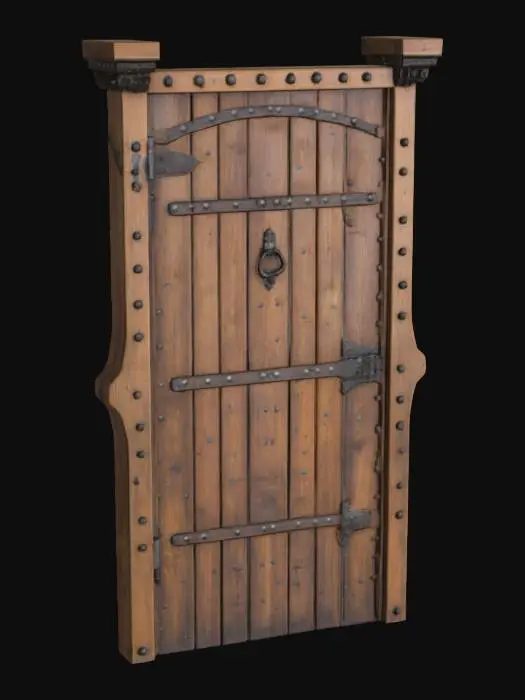3D model for Medieval Gatekeeper