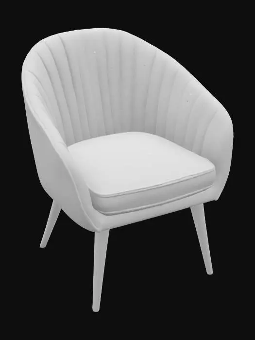 3D model for Cozy Amber Chair