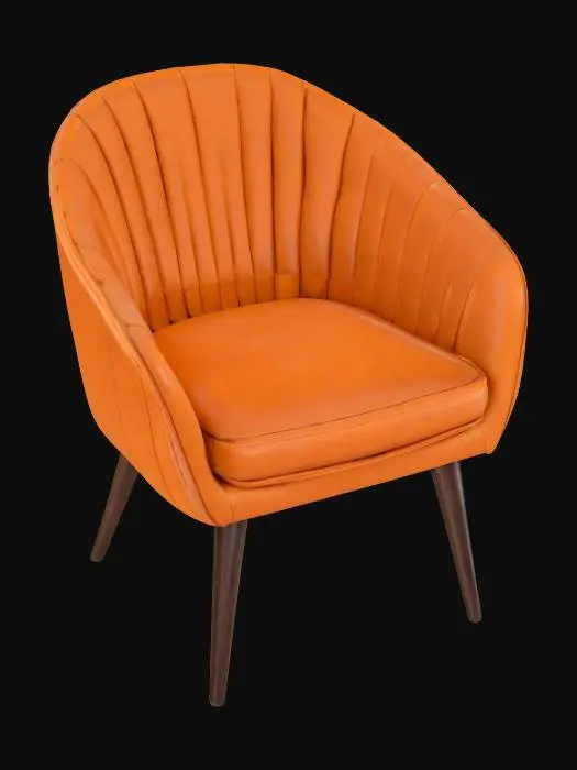 3D model for Cozy Amber Chair
