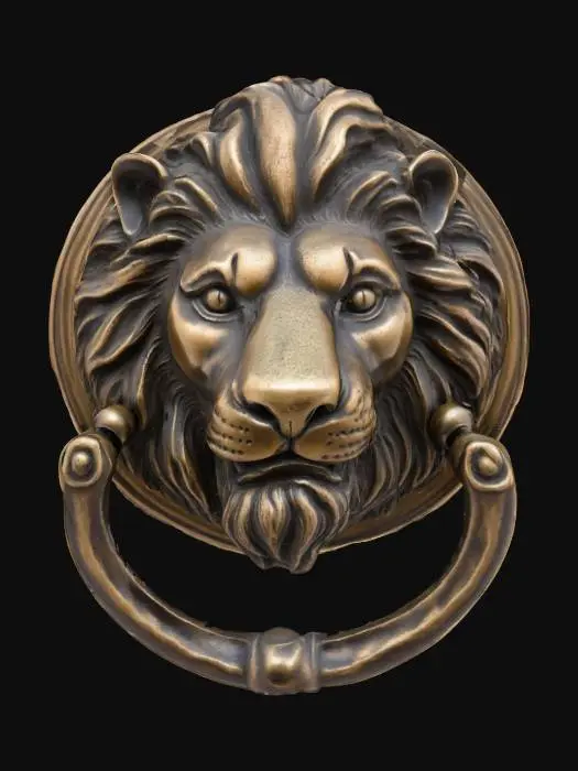 3D model for Lion's Gate Knocker