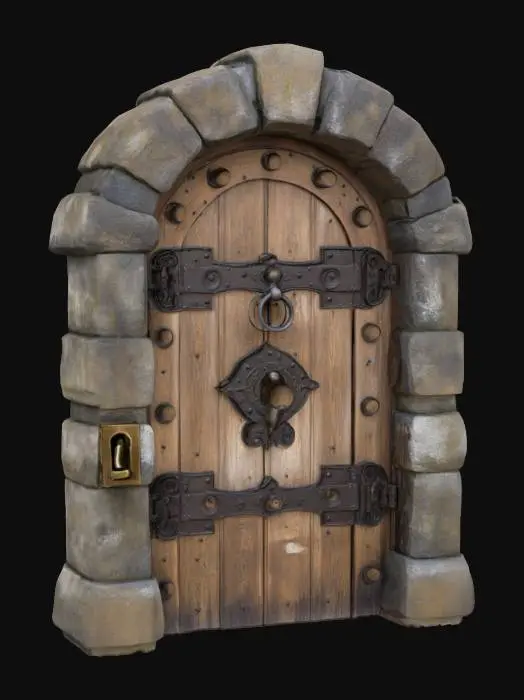 3D model for Medieval Entrance
