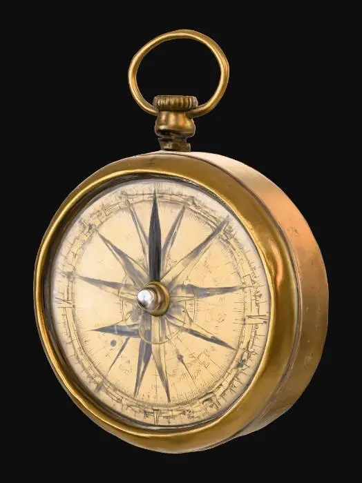 3D model for Vintage Compass