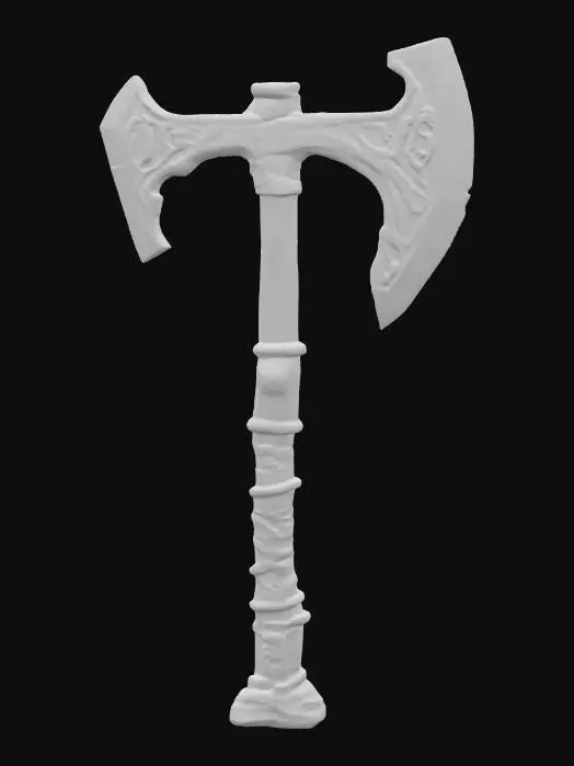 3D model for Nordic Battle Axe
