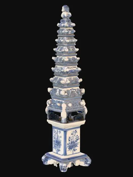 3D model for Porcelain Tulip Tower