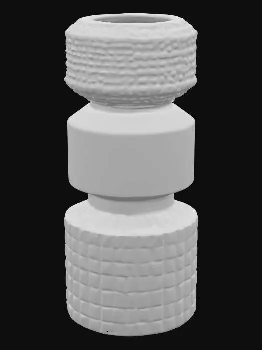 3D model for Textured Blue Vase