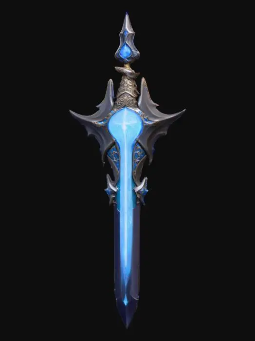 3D model for Glacial Arcanum Blade