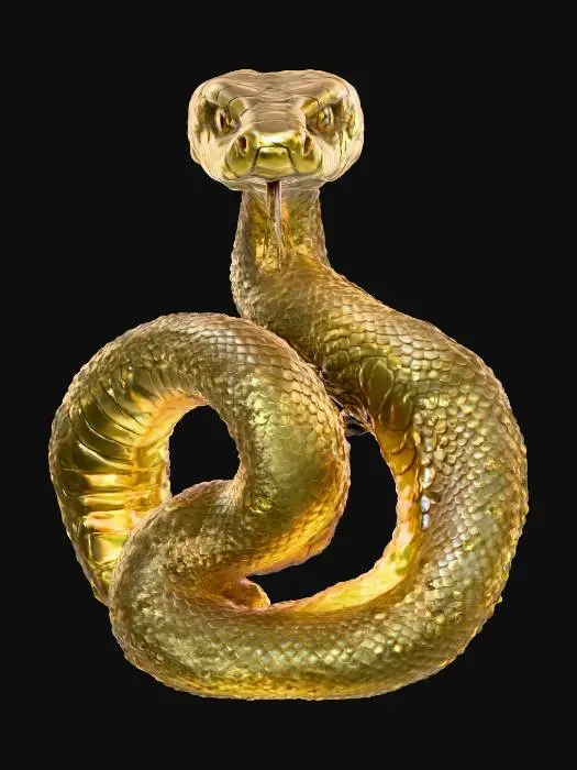 3D model for Golden Serpent