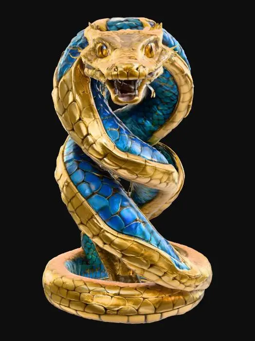 3D model for Emerald Serpent