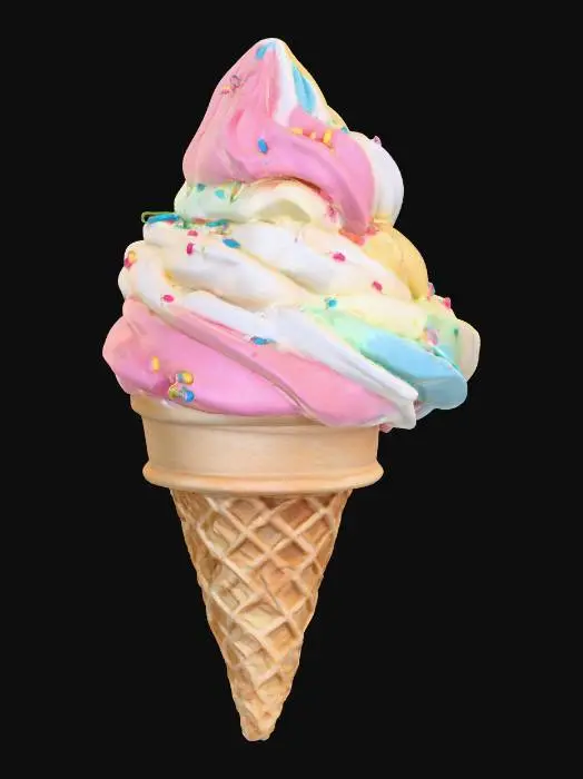 3D model for Rainbow Swirl Delight