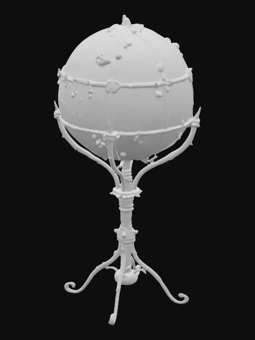 3D model for Ambered Sphere Orrery