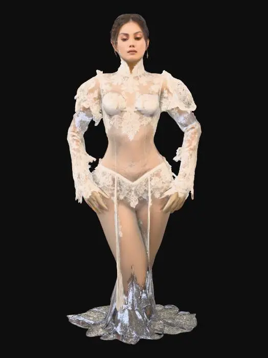 3D model for Ethereal Elegance