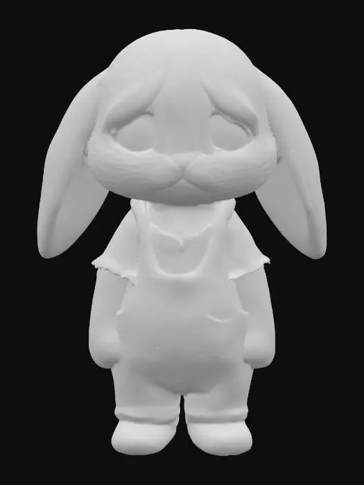 3D model for Sad Bunny Pals, #PBR#