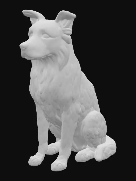 3D model for Ceramic Canine Mosaic, #PBR#