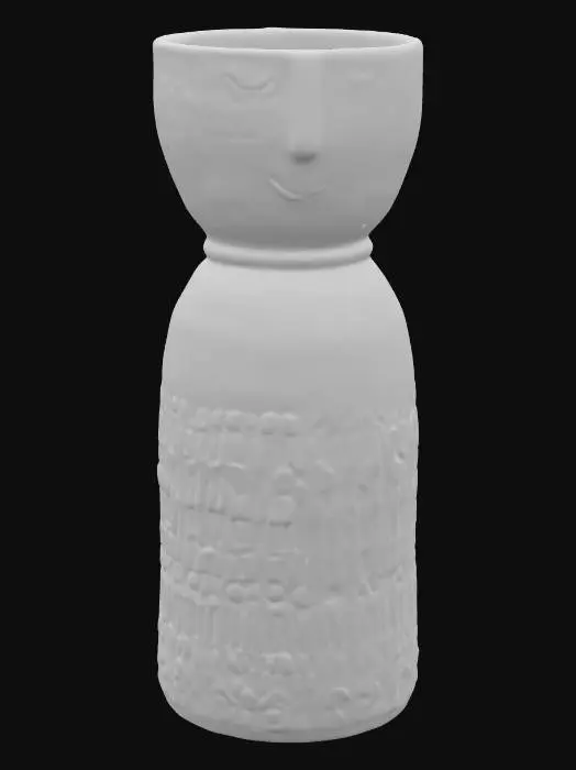 3D model for Ceramic Smiling Vase